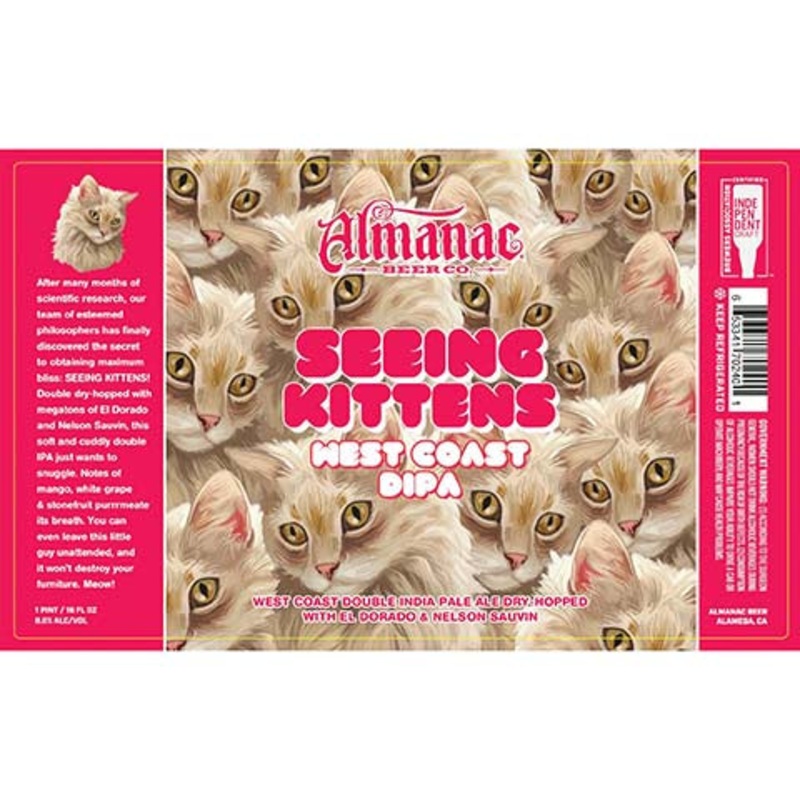Almanac Seeing Kittens West Coast DIPA 16OZ SINGLE CAN