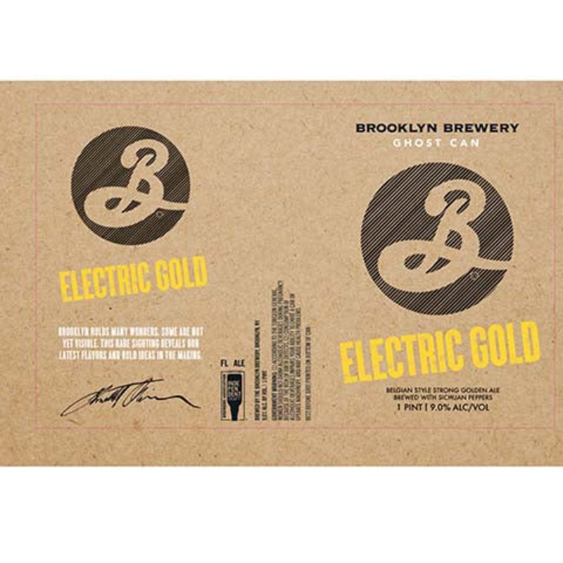 Brooklyn Electric Gold Strong Golden Ale 16OZ SINGLE CAN