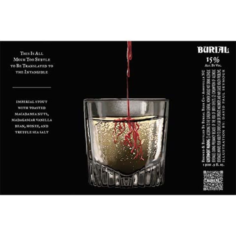Burial This Is All Much Too Subtle To Be Translated To The Intangible Imperial Stout 500ML BTL