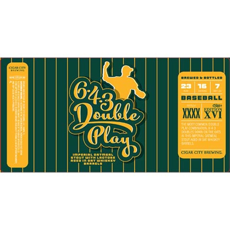 Cigar City 643 Imperial Oatmeal Stout 500ML BTL