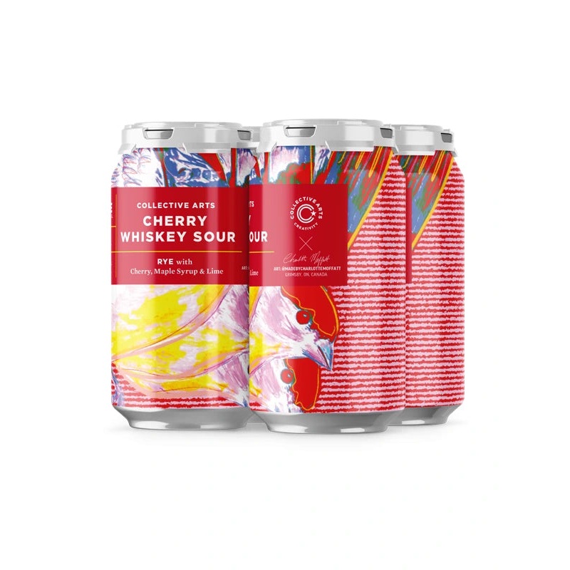 COLLECTIVE ARTS CHERRY WHISKY SOUR 355ML 4PK CAN @ Windermere [1047624] 1420 ml