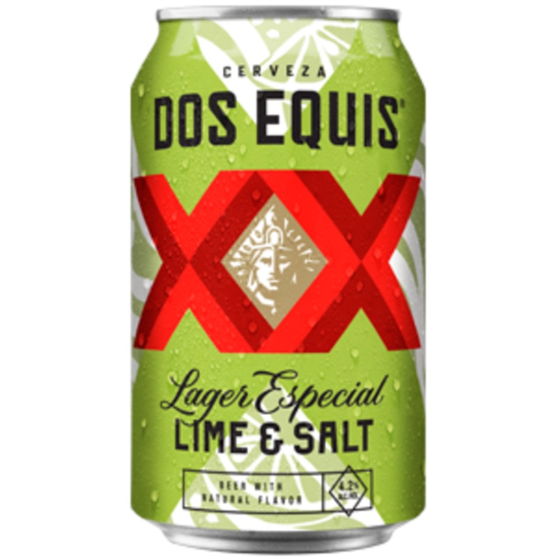 Dos Equis Lime & Salt Lager 24 - 12oz Cans, 6 Pack