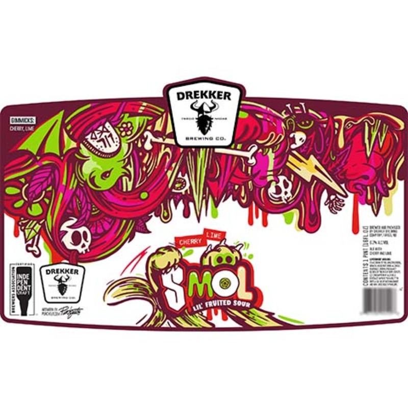 Drekker Cherry Lime Smol Lil' Fruited Sour 16OZ SINGLE CAN