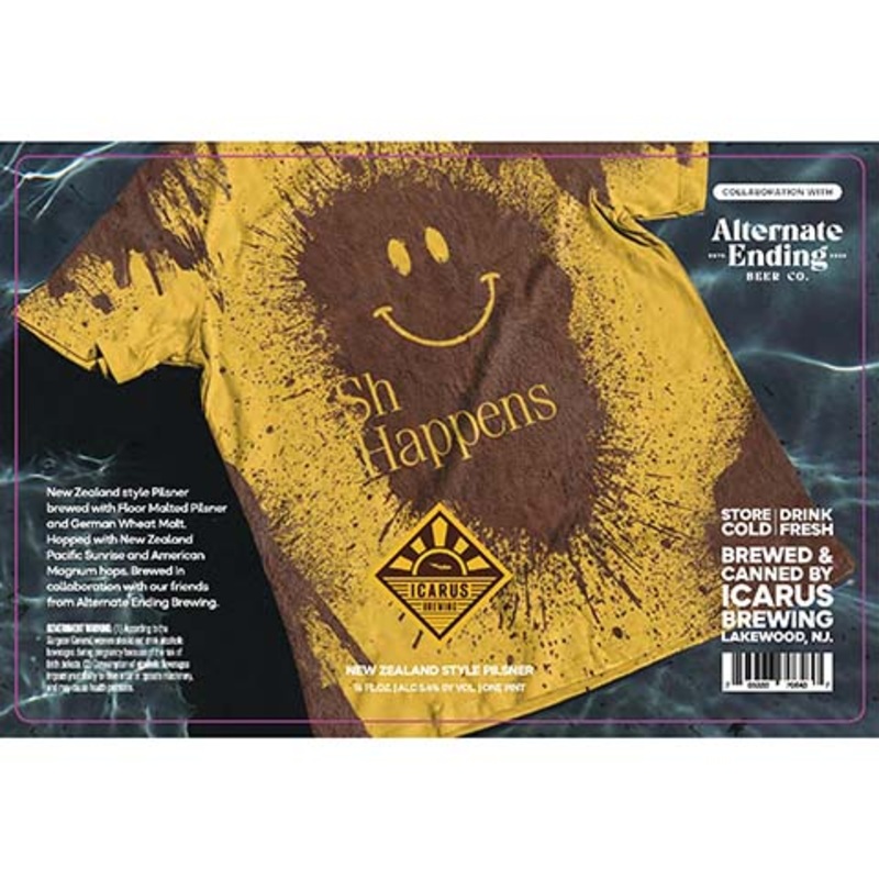 Icarus Sh Happens Pilsner 16OZ SINGLE CAN