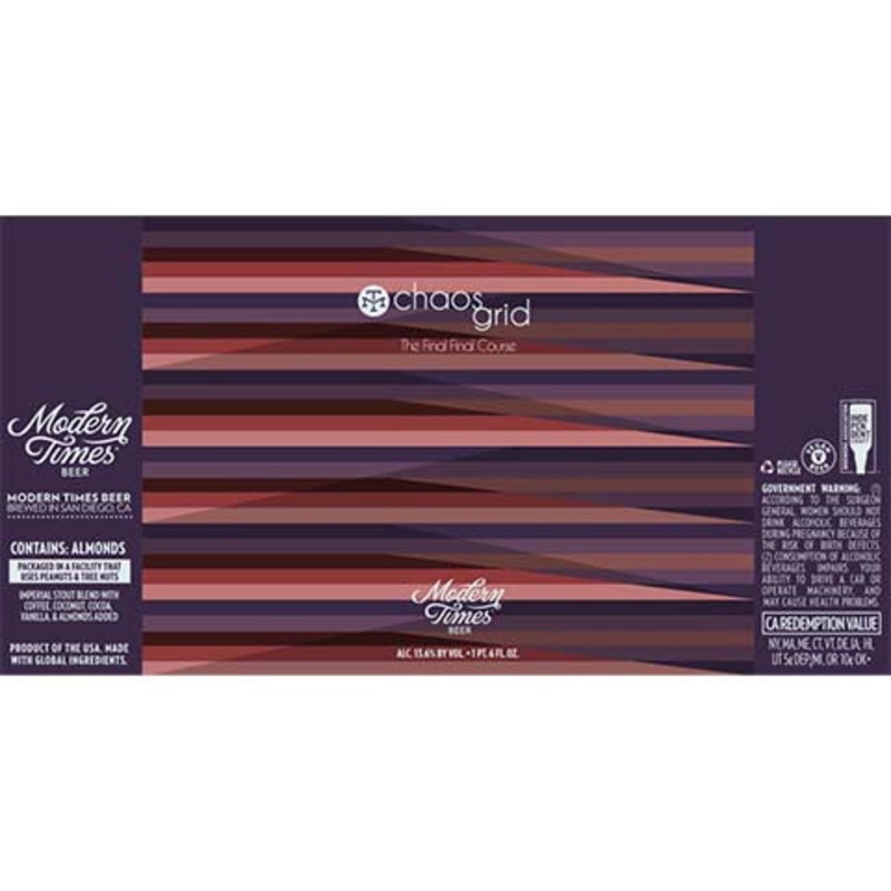Modern Times Chaos Grid: The Final Final Course Imperial Stout 500ML BTL