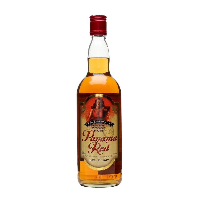 PANAMA RED 108 OVERPROOF RUM 750 ML