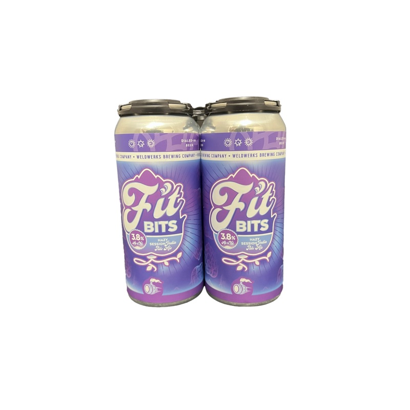 Weldwerks Fit Bits Hazy IPA 4 Pack Cans
