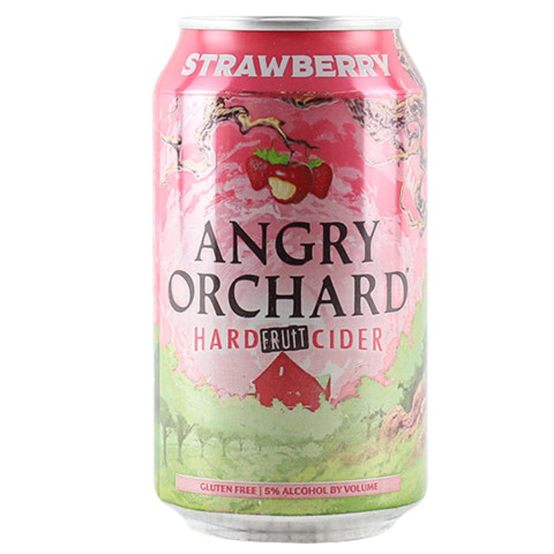 Angry Orchard Strawberry Hard Fruit Cider 12OZ SINGLE CAN