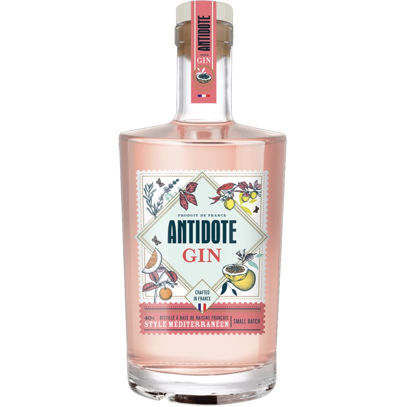 Antidote Rose Style Mediterraneen Gin 700ml
