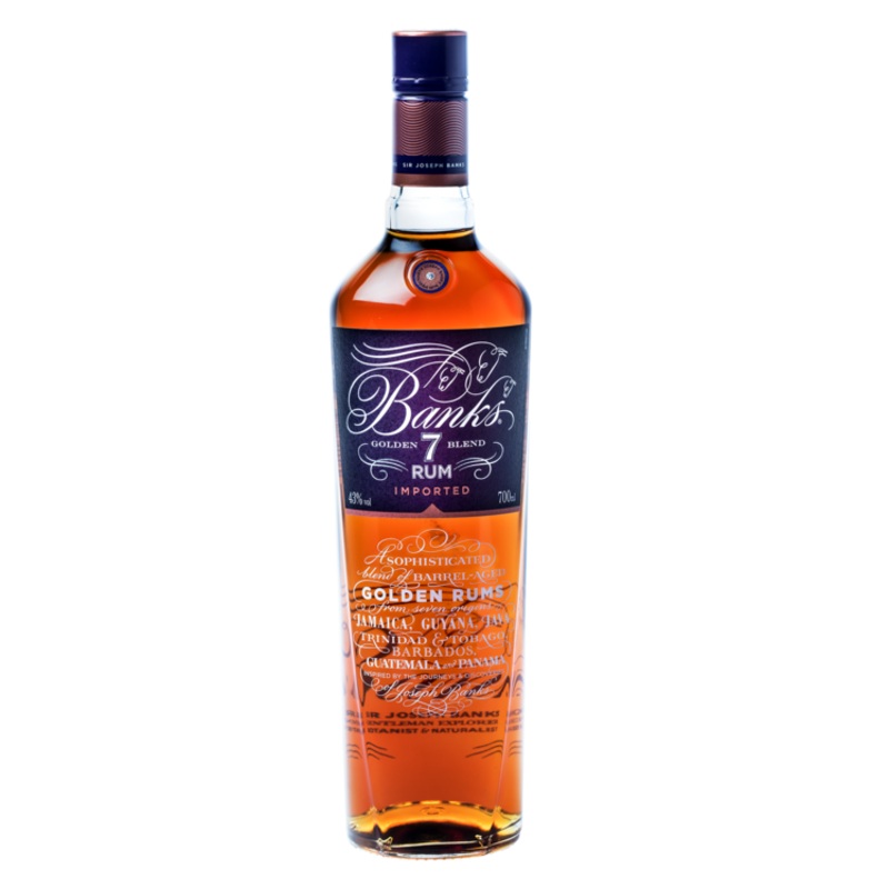 BANKS GOLD RUM GOLDEN AGE 7 86 750ML 750ML