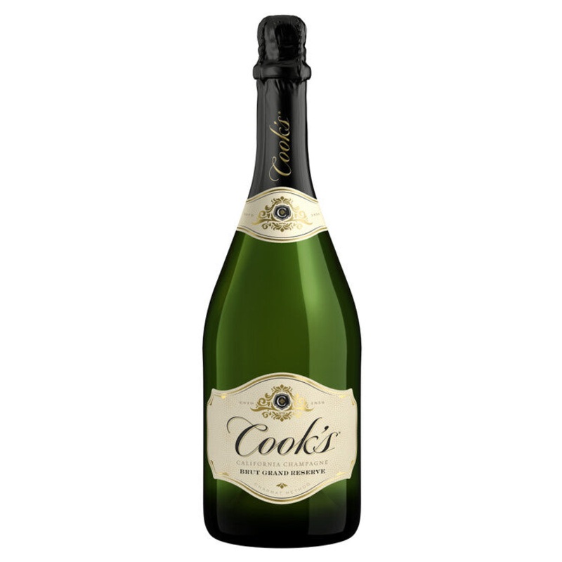 COOK'S BRUT GRAND RESERVE CHAMPAGNE CALIFORNIA 750ML 750ML