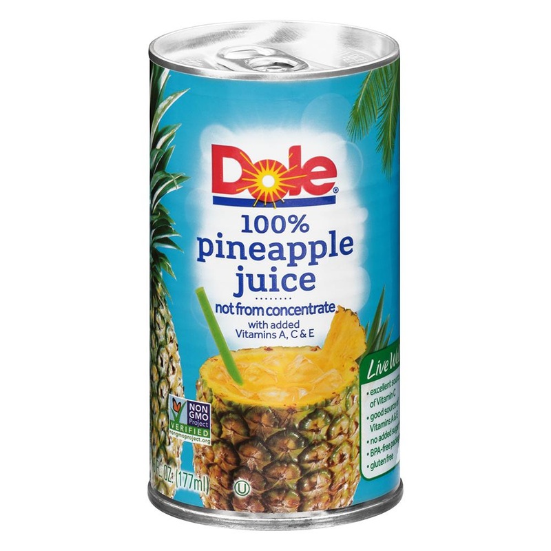 Dole Pineapple Juice 6oz Can