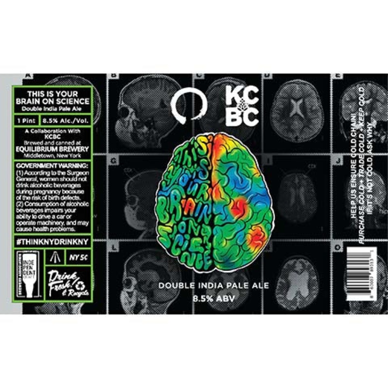 Equilibrium This Is Your Brain On Science DIPA 16OZ SINGLE CAN