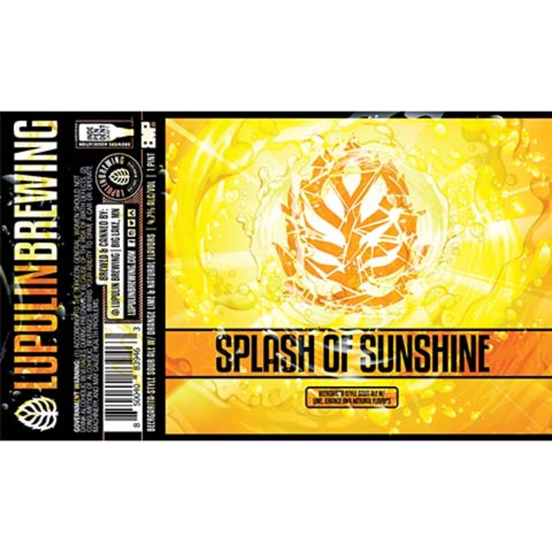 Lupulin Splash Of Sunshine Sour 16OZ CAN
