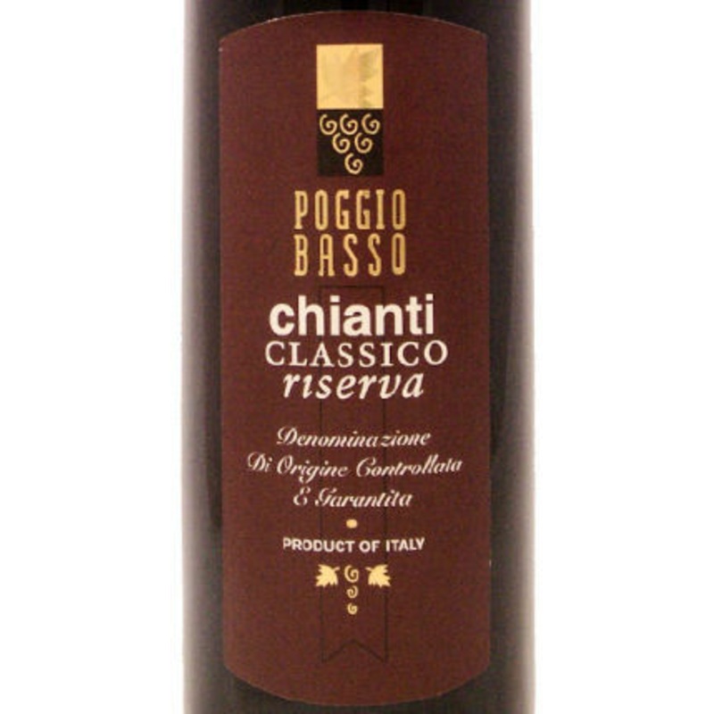 POGGIO BASSO CHIANTI CLASSICO RISERVA 2018 750 mL