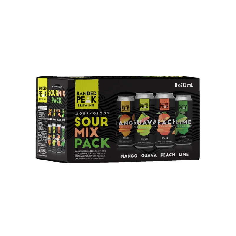 BANDED PEAK MORPHOLOGY SOUR MIX PACK 473ML 8PK CAN @ Southgate [1047232] 3784 ml