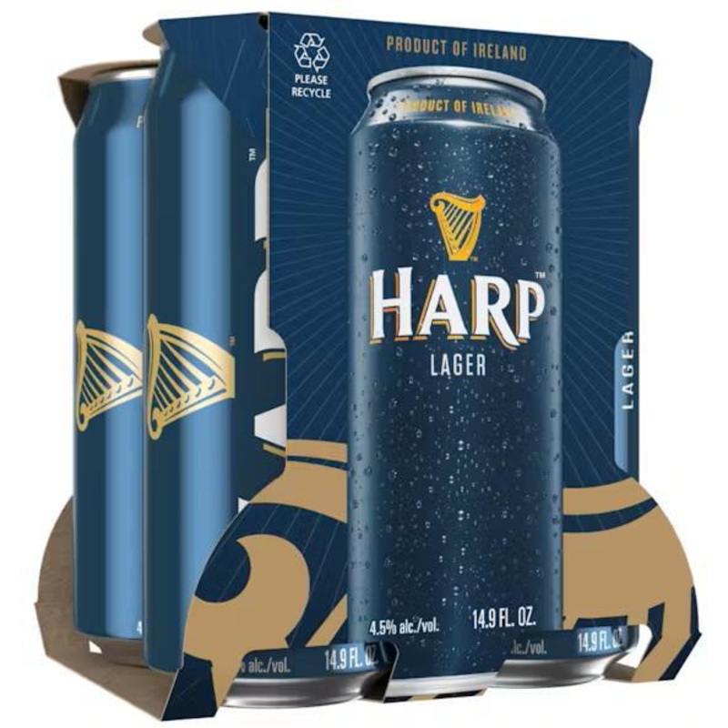 Beer IM Harp 4pk Lager