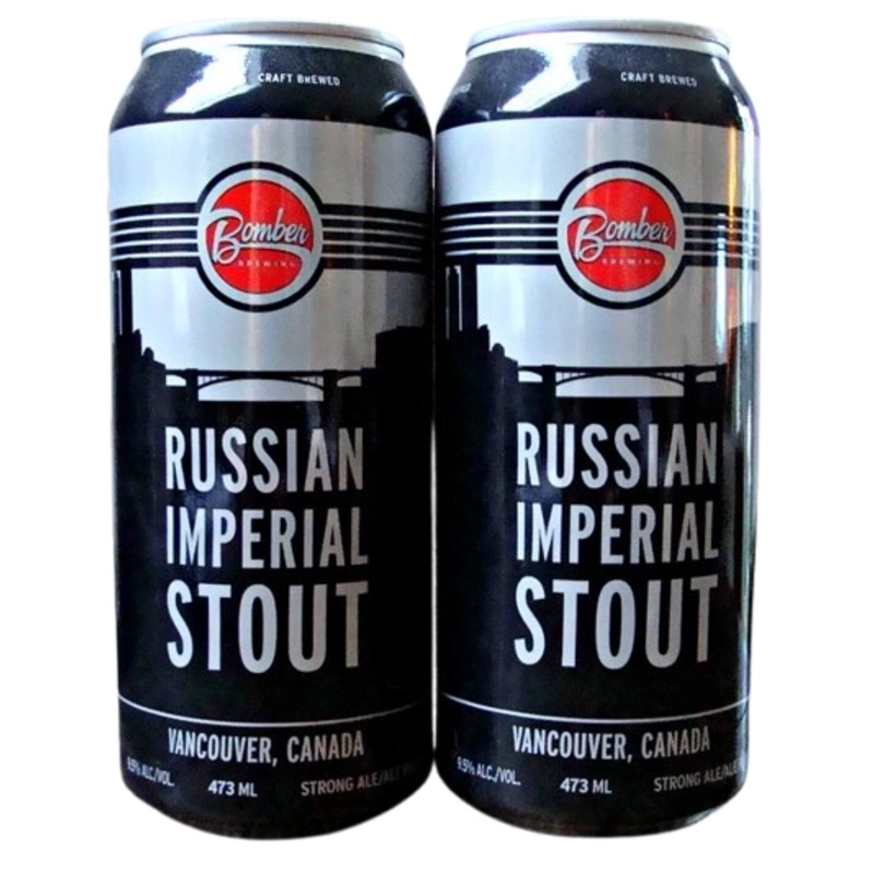 BOMBER RUSSIAN IMP STOUT 473ML CAN @ Kelowna [1029150] 473 ml