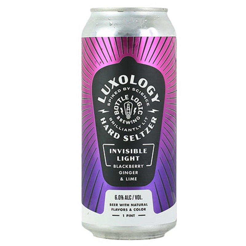 Bottle Logic Invisible Light Seltzer 16OZ SINGLE CAN