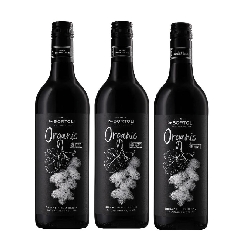Bundle Trio: Organic Shiraz Field Blend 750ml (Total 3 Bottles)