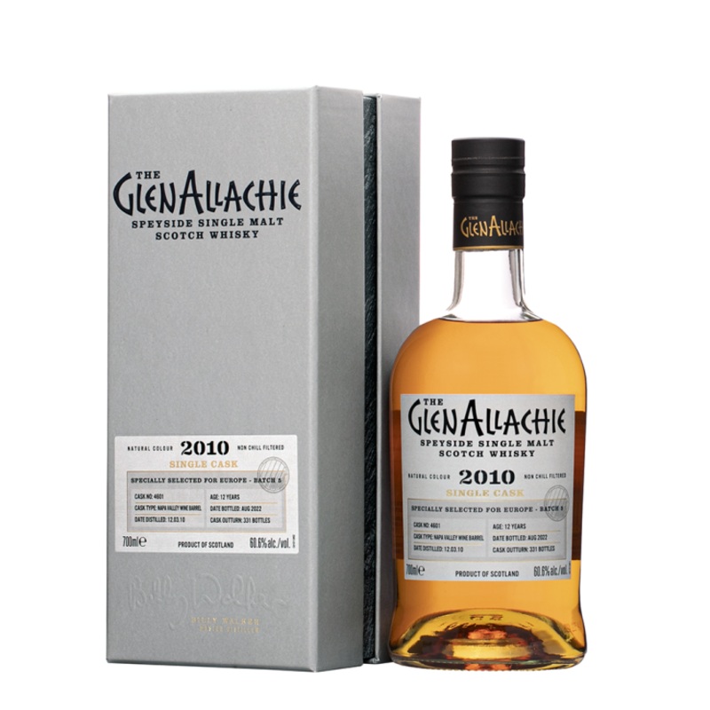 GlenAllachie 2010  12YO Napa Valley Wine Barrel Batch 5 60.6% 700ml