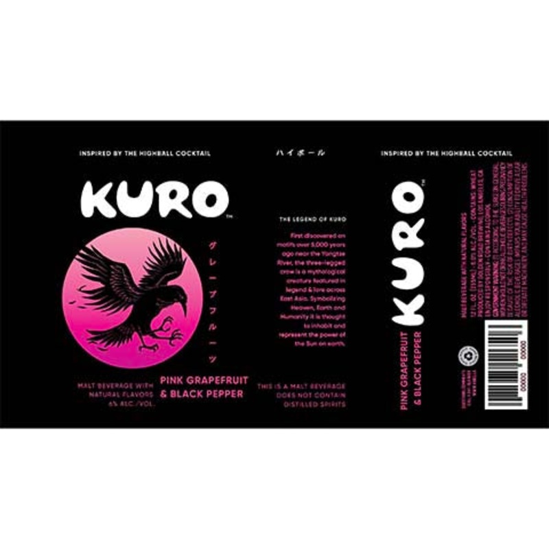 Golden Road Kuro Pink Grapefruit & Black Pepper 12OZ SINGLE CAN