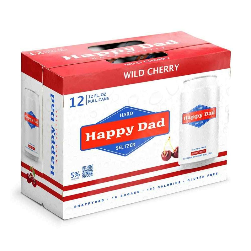 Happy Dad Hard Seltzer Wild Cherry 12pk