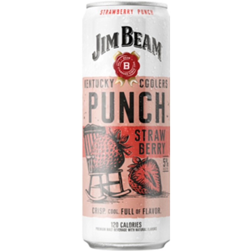 Jim Beam Kentucky Coolers Strawberry Punch 12 - 24oz Cans