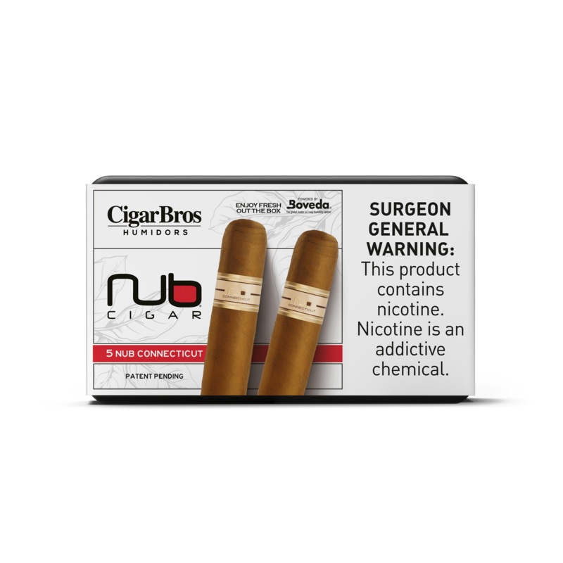 Nub by CigarBros 5ct Nub Connecticut + 5% Discount + FREE Humidor