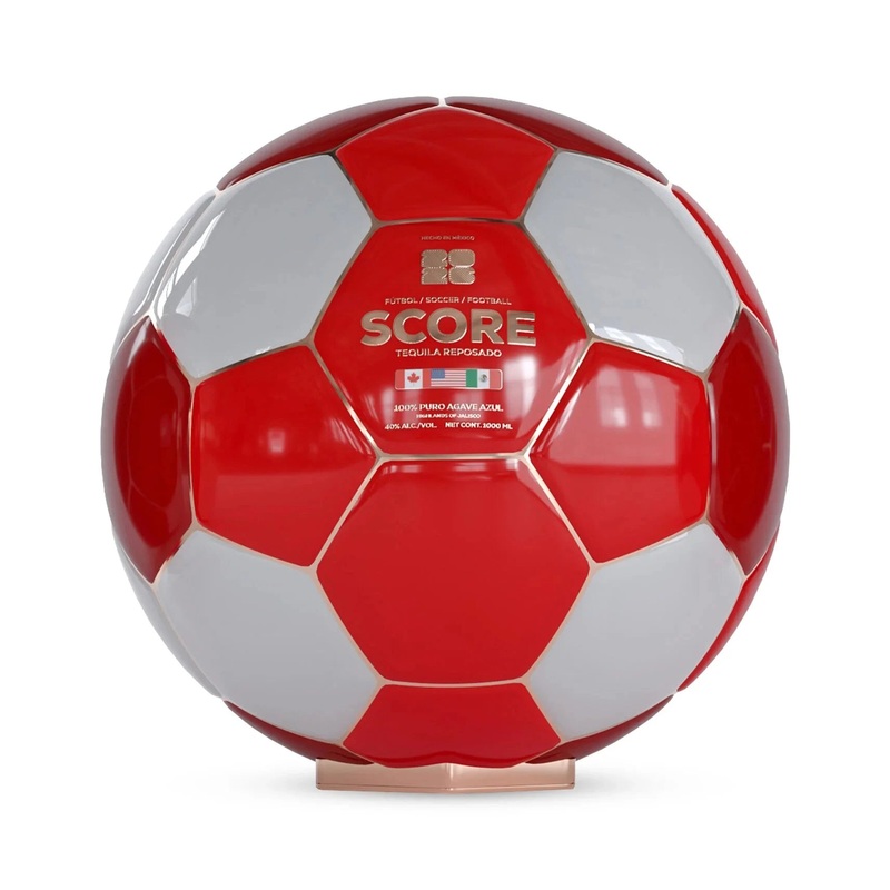 Score Tequila Reposado 2026 World Cup Canada Limited Edition Ball Decanter