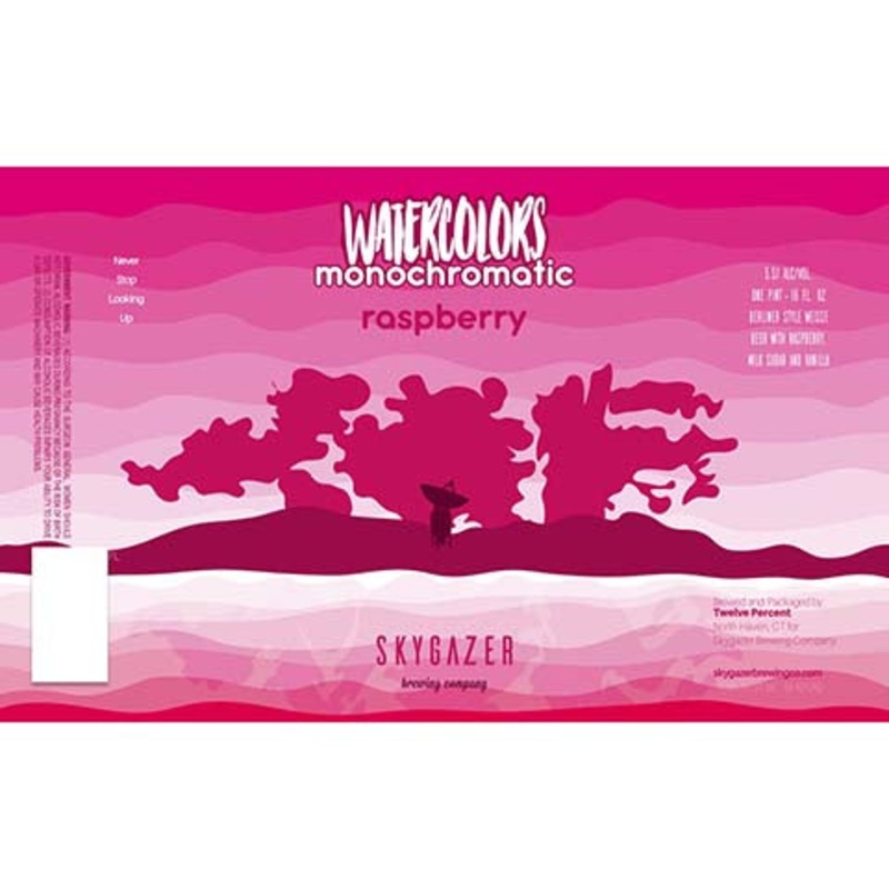Skygazer Watercolors Monochromatic Raspberry 16OZ SINGLE CAN
