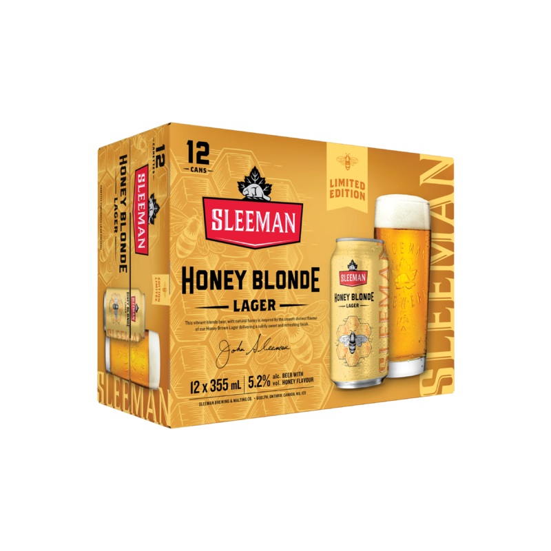 SLEEMAN HONEY BLONDE LAGER 355ML 12PK CAN @ Kelowna [1056562] 4260 ml
