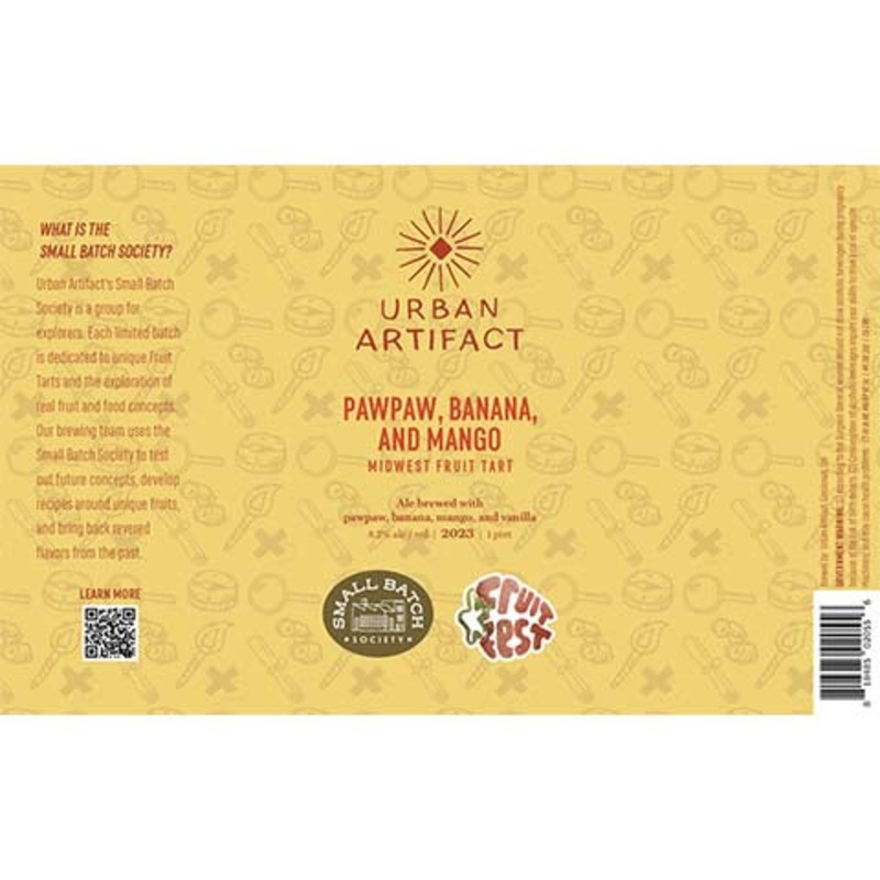 Urban Artifact Pawpaw, Banana, and Mango Sour 16OZ SINGLE CAN