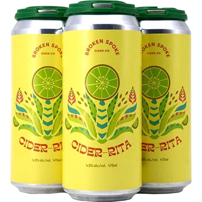 BROKEN SPOKE CIDER-RITA 473ML 4PK CAN @ Red Deer [1041302] 1892 ml