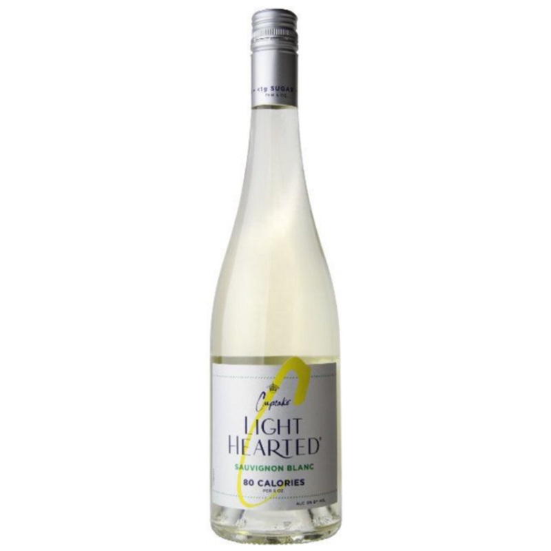 CUPCAKE SAUVIGNON BLANC LIGHT HEARTED 80 CALORIES PER 5 OZ CALIFORNIA 750ML 750ML