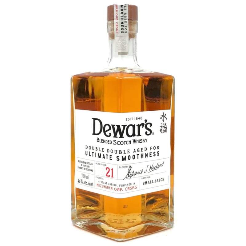 Dewar's Double Double 21 Year Old Finished in Mizunara Oak Casks