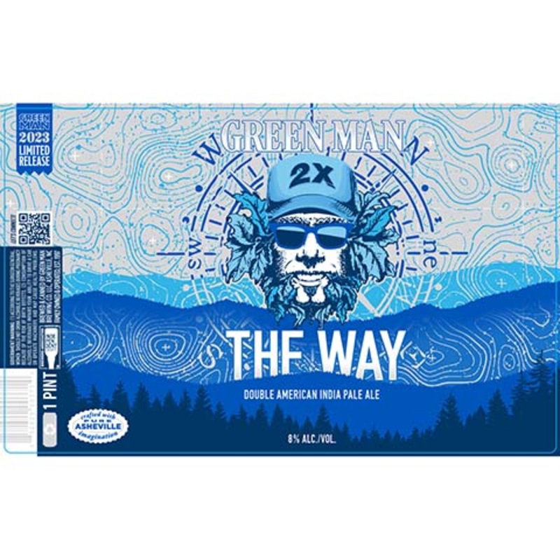 Green Man The Way Double IPA 16OZ SINGLE CAN