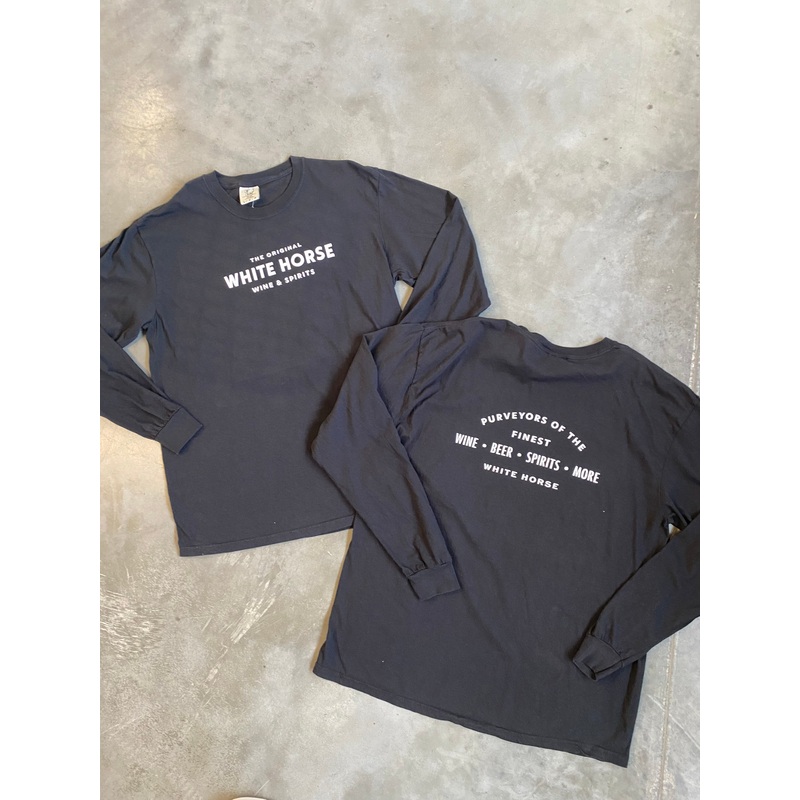 Original Logo Long Sleeve Tee - Black Small