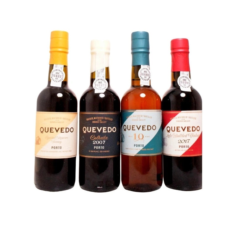 QUEVEDO EXPLORER PORT WOOD GIFT PACK 375ML 4PK @ Sage Hill [1043410] 1500 ml