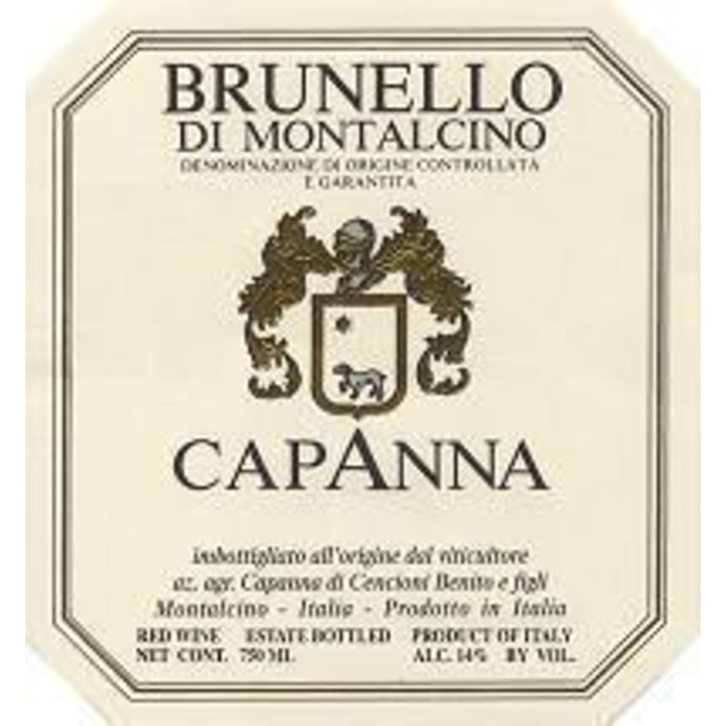 Red Wine Capanna 750ml Brunello Di Montalcino