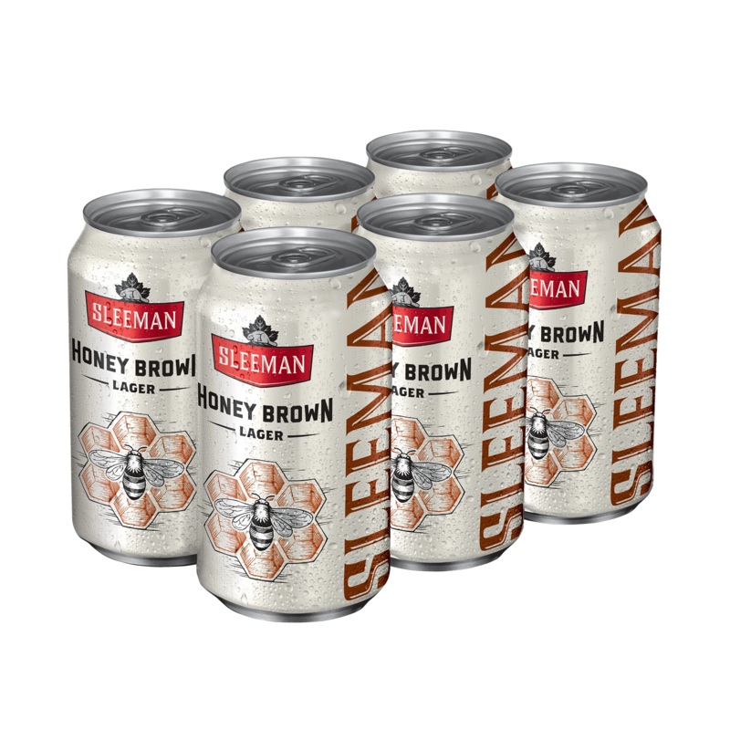 SLEEMAN HONEY BROWN LAGER 355ML 6PK CAN @ Emerald Hills [1001227] 2130 ml