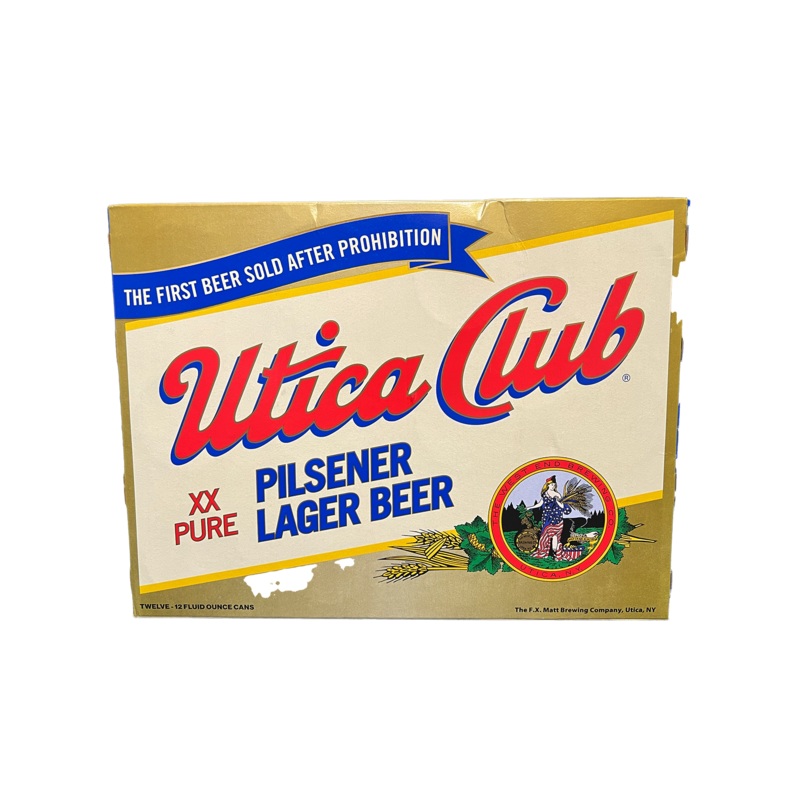Utica Club Pilsener Lager 12 Pack Cans