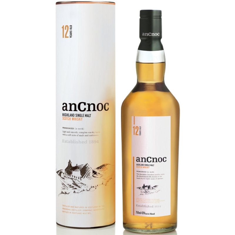 ANCNOC SINGLE MALT SCOTCH 12 YR 86 750ML 750ML