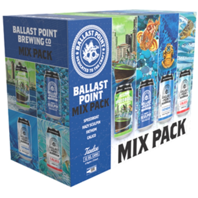 Ballast Point Mix Pack 24 - 12oz Cans, 12 Pack