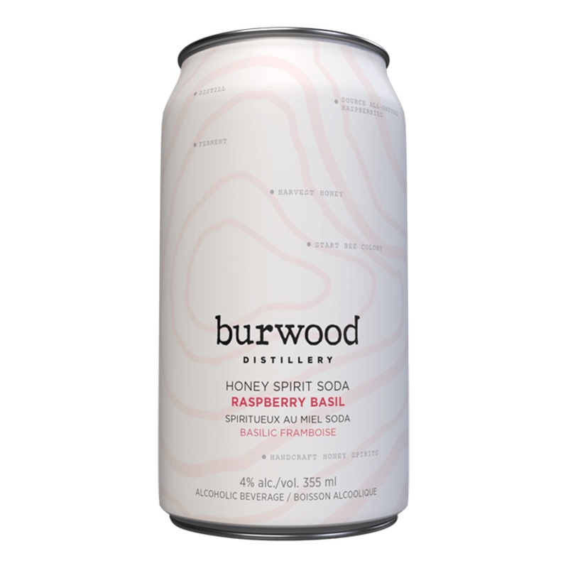 BURWOOD RASPBERRY BASIL 6 CANS