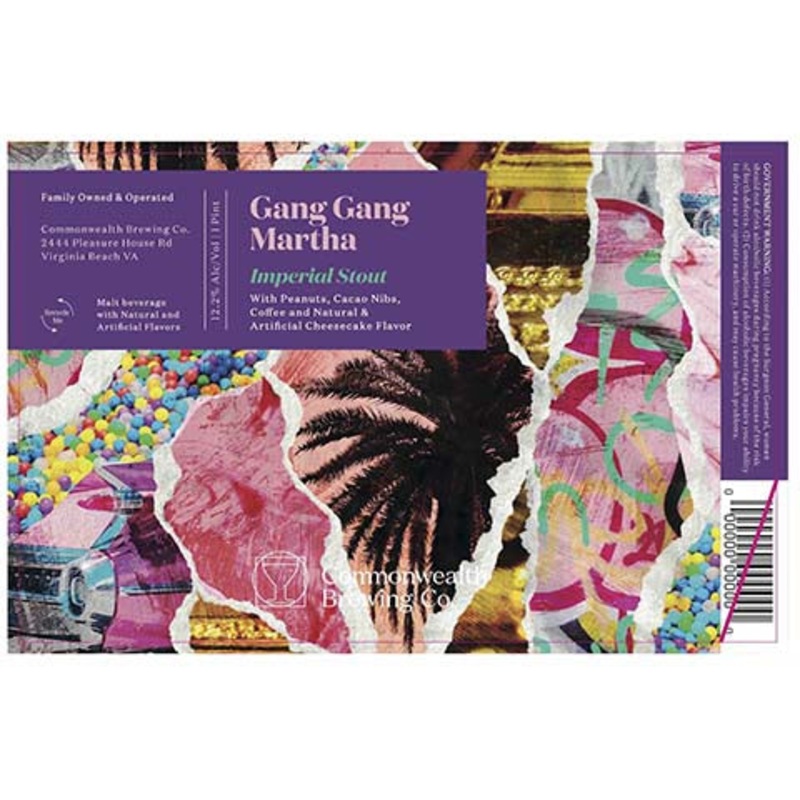 Commonwealth Gang Gang Martha Imperial Stout 16OZ SINGLE CAN