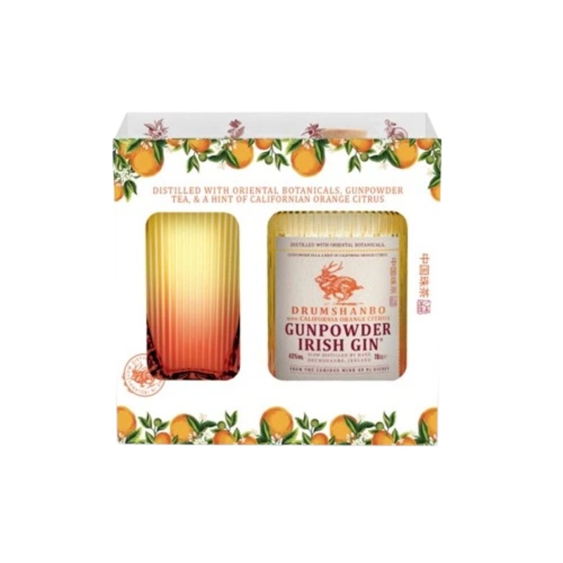 DRUMSHANBO CALIFORNIA ORANGE GIN GLASS PACK 750ML @ MacTaggart Ridge [1055407] 700 ml