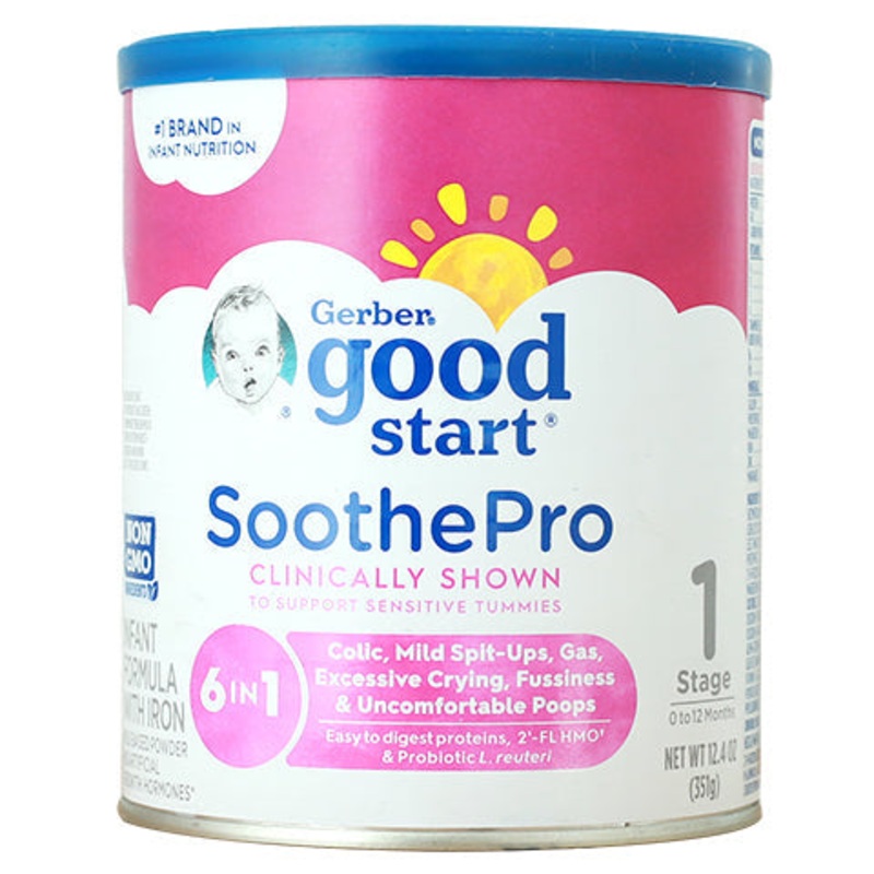 Gerber Good Start SoothePro Powder Infant Formula 12.4OZ CAN
