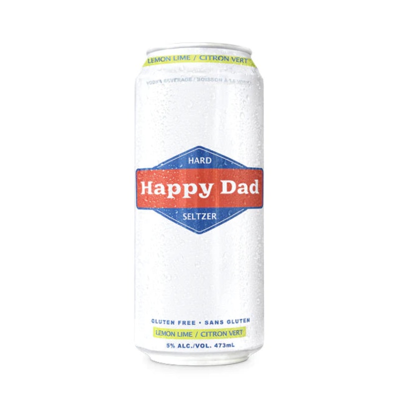 HAPPY DAD HARD SELTZER LEMON LIME 473 ML