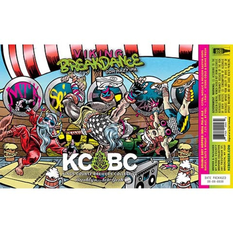 Kings County Brewers Collective Viking Breakdance DDH Hazy IPA 16OZ SINGLE CAN
